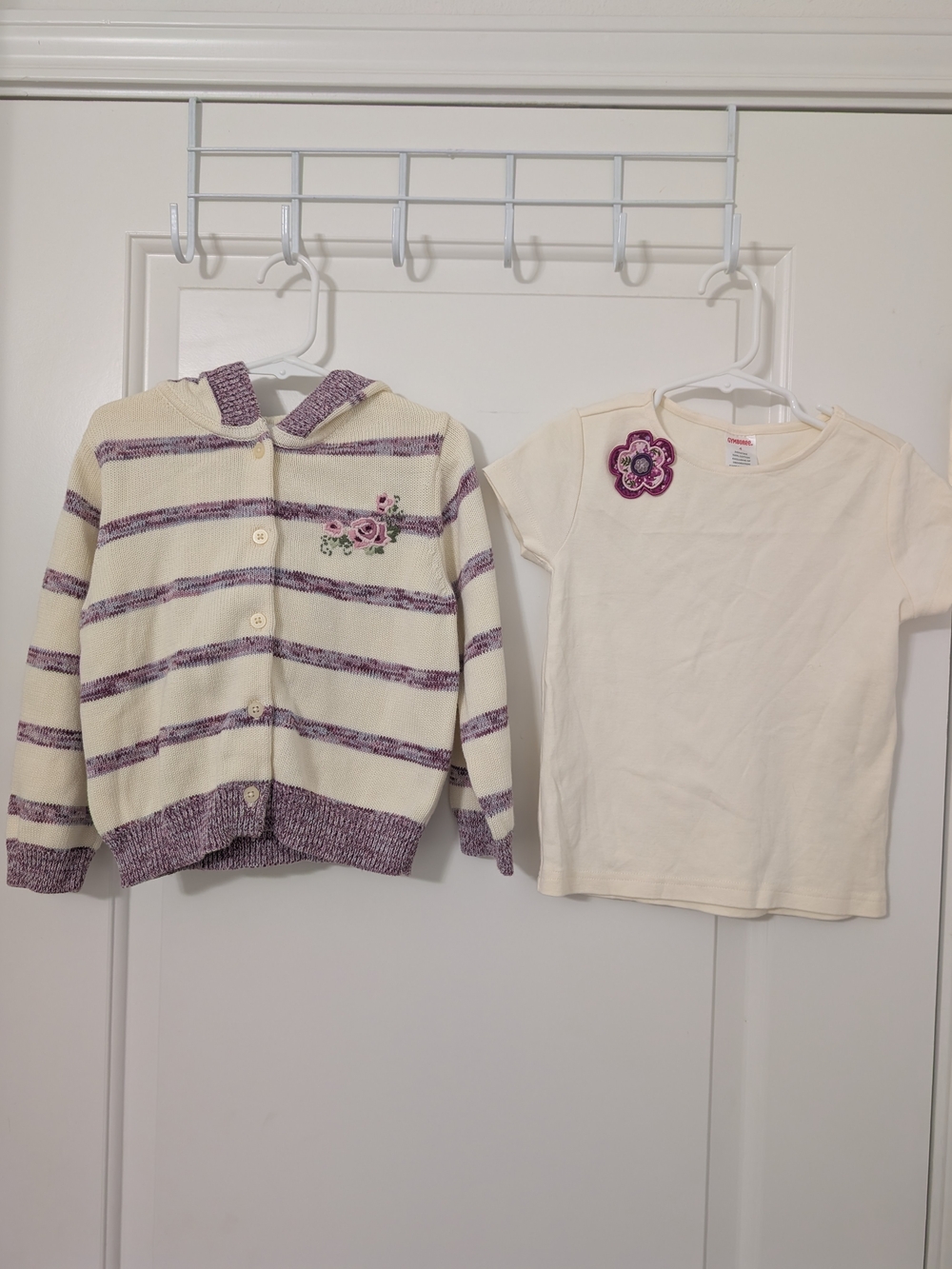 Vintage Gymboree Pretty in Plum NWT Cardigan Tee Set Girls 4 2005